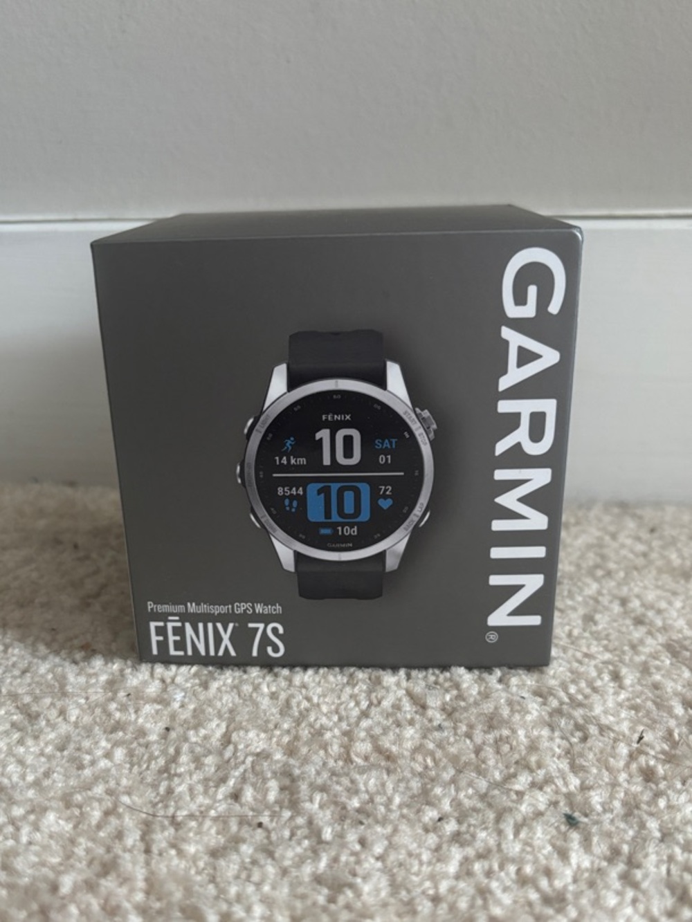 Garmin Fēnix 7S GPS Watch - Black and Silver